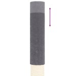 vidaXL Ansamblu pisici din podea până la tavan, gri închis, 277-303 cm vidaXL Ansamblu pisici din podea până la tavan, gri închis, 277-303 cm