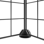 vidaXL Cușcă animale de companie cu ușă 12 panouri negru 35x35 cm oțel vidaXL Cușcă animale de companie cu ușă 12 panouri negru 35x35 cm oțel