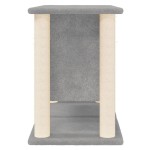 vidaXL Ansamblu de pisici, stâlpi din funie sisal, gri deschis, 50 cm vidaXL Ansamblu de pisici, stâlpi din funie sisal, gri deschis, 50 cm