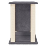 vidaXL Ansamblu de pisici, stâlpi din funie sisal, gri închis, 50 cm vidaXL Ansamblu de pisici, stâlpi din funie sisal, gri închis, 50 cm