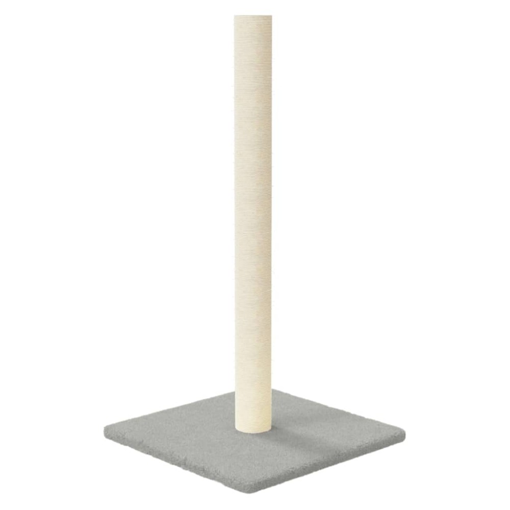 vidaXL Stâlp de zgâriere pentru pisici, gri deschis, 35x35x70 cm