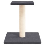 vidaXL Stâlp de zgâriat pentru pisici cu platformă, gri închis, 38 cm vidaXL Stâlp de zgâriat pentru pisici cu platformă, gri închis, 38 cm