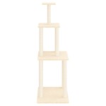 vidaXL Ansamblu de pisici cu stâlpi din funie de sisal, crem, 149 cm vidaXL Ansamblu de pisici cu stâlpi din funie de sisal, crem, 149 cm