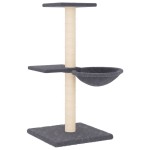 vidaXL Ansamblu pisici cu stâlpi din funie sisal, gri închis, 72 cm vidaXL Ansamblu pisici cu stâlpi din funie sisal, gri închis, 72 cm