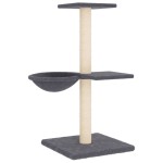 vidaXL Ansamblu pisici cu stâlpi din funie sisal, gri închis, 72 cm vidaXL Ansamblu pisici cu stâlpi din funie sisal, gri închis, 72 cm