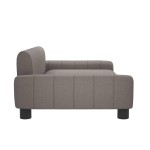 vidaXL Pat de câini, taupe, 90x53x30 cm, material textil vidaXL Pat de câini, taupe, 90x53x30 cm, material textil
