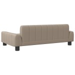 vidaXL Pat de câini, cappuccino, 90x53x30 cm, piele ecologică vidaXL Pat de câini, cappuccino, 90x53x30 cm, piele ecologică