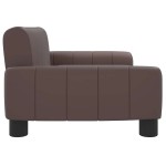 vidaXL Pat de câini, maro, 70x45x30 cm, piele ecologică vidaXL Pat de câini, maro, 70x45x30 cm, piele ecologică
