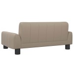 vidaXL Pat de câini, cappuccino, 70x45x30 cm, piele ecologică vidaXL Pat de câini, cappuccino, 70x45x30 cm, piele ecologică
