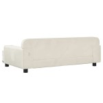 vidaXL Pat de câini, crem, 90x53x30 cm, catifea vidaXL Pat de câini, crem, 90x53x30 cm, catifea