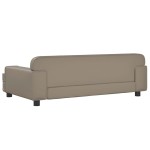 vidaXL Pat de câini, cappuccino, 90x53x30 cm, piele ecologică vidaXL Pat de câini, cappuccino, 90x53x30 cm, piele ecologică