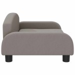 vidaXL Pat de câini, gri taupe, 70x45x30 cm, textil vidaXL Pat de câini, gri taupe, 70x45x30 cm, textil