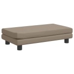 vidaXL Pat pentru câini cu extensie cappuccino 100x50x30 cm piele eco vidaXL Pat pentru câini cu extensie cappuccino 100x50x30 cm piele eco