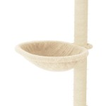 vidaXL Ansamblu de pisici cu stâlpi din funie de sisal, crem, 95 cm vidaXL Ansamblu de pisici cu stâlpi din funie de sisal, crem, 95 cm