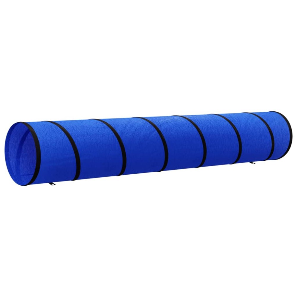 vidaXL Tunel pentru câini, albastru, Ø 50x300 cm, poliester