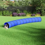 vidaXL Tunel pentru câini, albastru, Ø 55x500 cm, poliester vidaXL Tunel pentru câini, albastru, Ø 55x500 cm, poliester