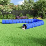vidaXL Tunel pentru câini, albastru, Ø 55x1000 cm, poliester vidaXL Tunel pentru câini, albastru, Ø 55x1000 cm, poliester