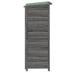 vidaXL Magazie de unelte pentru grădină gri 83x57x140cm lemn masiv pin vidaXL Magazie de unelte pentru grădină gri 83x57x140cm lemn masiv pin