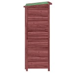 vidaXL Magazie de unelte de grădină cafeniu 83x57x140cm lemn masiv pin vidaXL Magazie de unelte de grădină cafeniu 83x57x140cm lemn masiv pin
