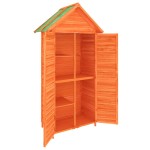 vidaXL Magazie de unelte de grădină maro 89x52,5x175cm lemn masiv pin vidaXL Magazie de unelte de grădină maro 89x52,5x175cm lemn masiv pin