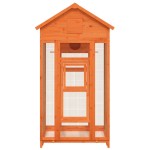 vidaXL Colivie de păsări maro 91,5x53x170 cm din lemn masiv de pin vidaXL Colivie de păsări maro 91,5x53x170 cm din lemn masiv de pin