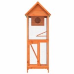 vidaXL Colivie de păsări maro 60x58,5x160 cm din lemn masiv de pin vidaXL Colivie de păsări maro 60x58,5x160 cm din lemn masiv de pin