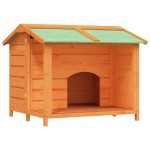 vidaXL Cușcă de câine, maro, 96x87x80,5 cm, lemn masiv pin vidaXL Cușcă de câine, maro, 96x87x80,5 cm, lemn masiv pin