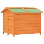 vidaXL Cușcă de câine, maro, 96x87x80,5 cm, lemn masiv pin vidaXL Cușcă de câine, maro, 96x87x80,5 cm, lemn masiv pin