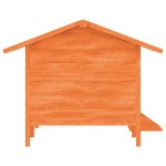 vidaXL Cușcă de câine, maro, 159x120x88,5 cm, lemn masiv pin