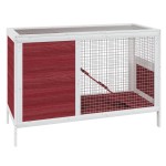 vidaXL Cușcă pentru iepuri cafeniu 103x44x69,5 cm lemn masiv de pin vidaXL Cușcă pentru iepuri cafeniu 103x44x69,5 cm lemn masiv de pin