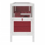 vidaXL Cușcă pentru iepuri cafeniu 103x44x69,5 cm lemn masiv de pin vidaXL Cușcă pentru iepuri cafeniu 103x44x69,5 cm lemn masiv de pin