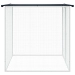 vidaXL Coteț pui cu acoperiș, antracit, 103x98x90 cm, oțel galvanizat vidaXL Coteț pui cu acoperiș, antracit, 103x98x90 cm, oțel galvanizat