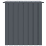 vidaXL Cușcă câine cu acoperiș, negru, 110x103x109 cm, oțel galvanizat vidaXL Cușcă câine cu acoperiș, negru, 110x103x109 cm, oțel galvanizat