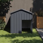 vidaXL Cușcă câine cu acoperiș antracit 117x153x123 cm oțel galvanizat vidaXL Cușcă câine cu acoperiș antracit 117x153x123 cm oțel galvanizat