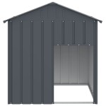 vidaXL Cușcă câine cu acoperiș antracit 117x103x123 cm oțel galvanizat vidaXL Cușcă câine cu acoperiș antracit 117x103x123 cm oțel galvanizat