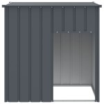 vidaXL Cușcă câine cu acoperiș antracit 110x103x109 cm oțel galvanizat vidaXL Cușcă câine cu acoperiș antracit 110x103x109 cm oțel galvanizat