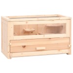 vidaXL Cușcă pentru hamsteri, 60x30x35 cm, lemn masiv de brad vidaXL Cușcă pentru hamsteri, 60x30x35 cm, lemn masiv de brad