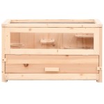 vidaXL Cușcă pentru hamsteri, 60x30x35 cm, lemn masiv de brad vidaXL Cușcă pentru hamsteri, 60x30x35 cm, lemn masiv de brad