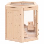 vidaXL Cușcă pentru hamsteri, 80x40x43 cm, lemn masiv de brad vidaXL Cușcă pentru hamsteri, 80x40x43 cm, lemn masiv de brad