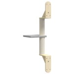 vidaXL Ansamblu pisici perete cu stâlp zgâriere, gri deschis, 85,5 cm vidaXL Ansamblu pisici perete cu stâlp zgâriere, gri deschis, 85,5 cm