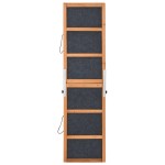 vidaXL Rampă pentru câini, gri, 120x30 cm, lemn masiv de brad