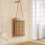 vidaXL Hrănitor pentru fân de iepuri, Ø15x25,5 cm, lemn masiv brad vidaXL Hrănitor pentru fân de iepuri, Ø15x25,5 cm, lemn masiv brad