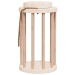 vidaXL Hrănitor pentru fân de iepuri, Ø15x25,5 cm, lemn masiv brad vidaXL Hrănitor pentru fân de iepuri, Ø15x25,5 cm, lemn masiv brad