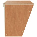vidaXL Hrănitor pentru fân de iepuri, 37x18,5x23 cm, lemn masiv brad