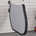 vidaXL Suport pentru șa/pătură, negru, fier, 3 brațe vidaXL Suport pentru șa/pătură, negru, fier, 3 brațe
