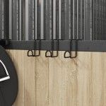 vidaXL Suporturi pentru căpăstru, 3 buc., negru, oțel vidaXL Suporturi pentru căpăstru, 3 buc., negru, oțel