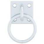 vidaXL Inele de prindere cu plăci, 3 buc., argintiu, oțel vidaXL Inele de prindere cu plăci, 3 buc., argintiu, oțel