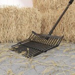 vidaXL Cap de furcă cu 14 cuțite, negru, oțel vidaXL Cap de furcă cu 14 cuțite, negru, oțel