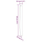 vidaXL Raclete transpirație pentru cai, 3 buc., argintiu, aluminiu vidaXL Raclete transpirație pentru cai, 3 buc., argintiu, aluminiu