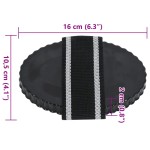 vidaXL Piepteni de îngrijire curry, 3 buc., negru, oțel vidaXL Piepteni de îngrijire curry, 3 buc., negru, oțel
